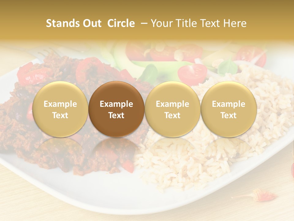 Bean Eat Chilli PowerPoint Template