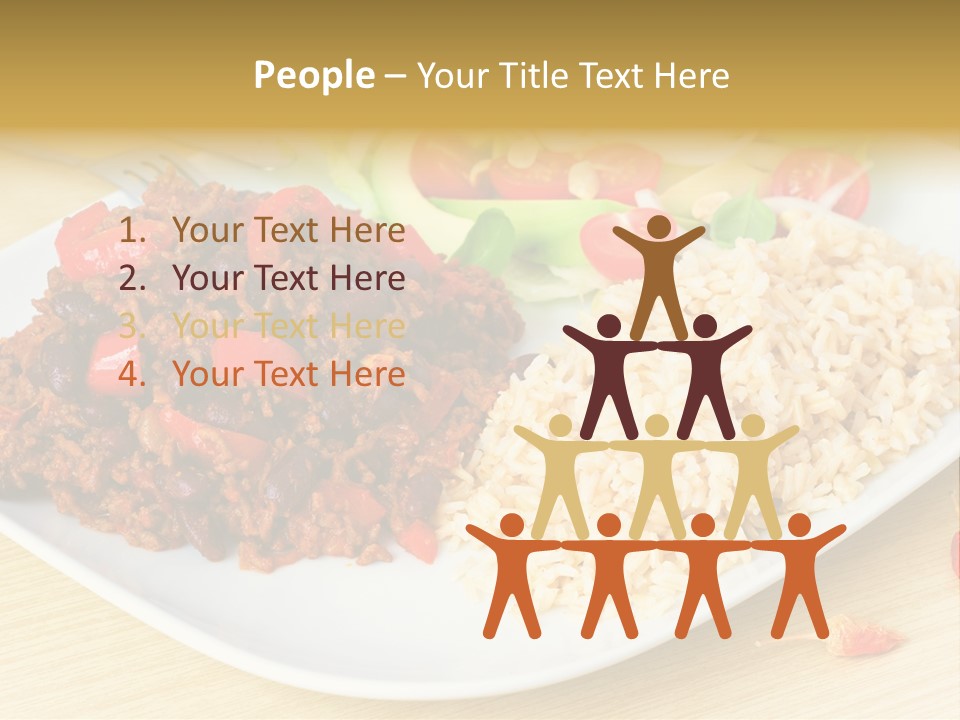 Bean Eat Chilli PowerPoint Template