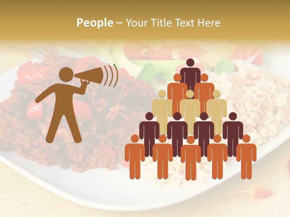Bean Eat Chilli PowerPoint Template