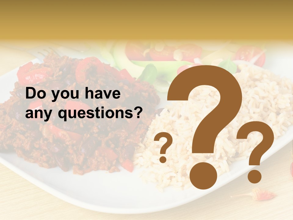 Bean Eat Chilli PowerPoint Template