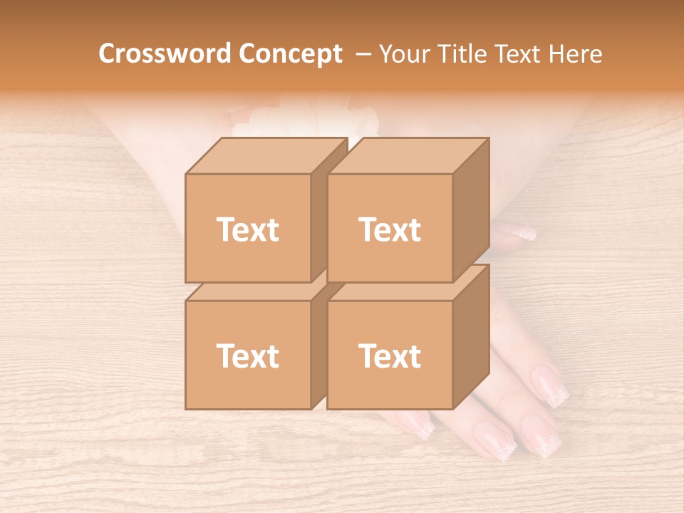White Nailcare Manicure PowerPoint Template