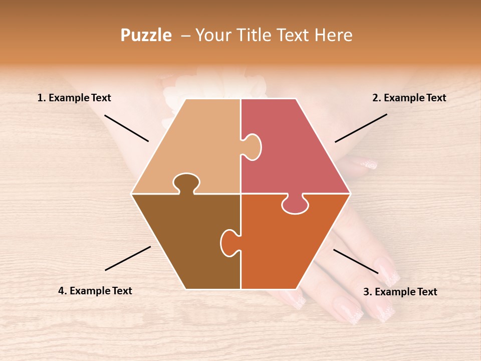 White Nailcare Manicure PowerPoint Template