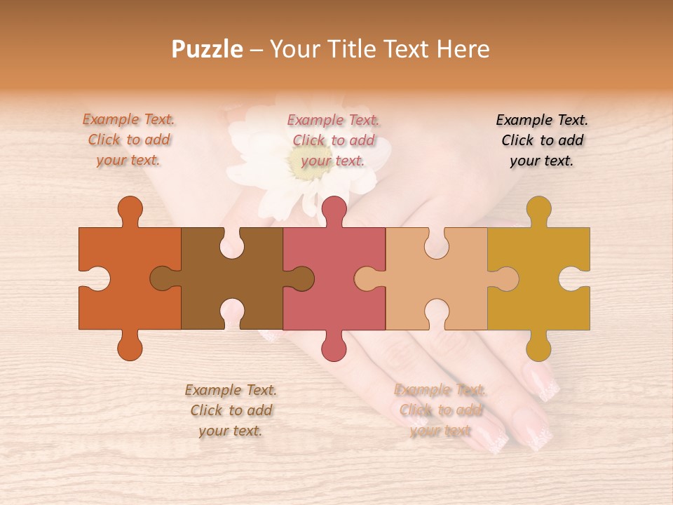 White Nailcare Manicure PowerPoint Template