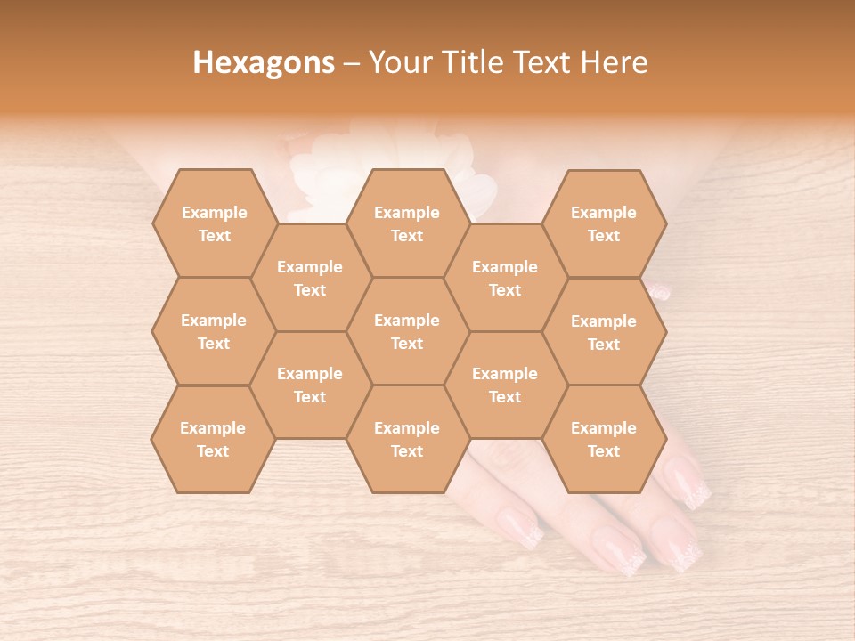 White Nailcare Manicure PowerPoint Template