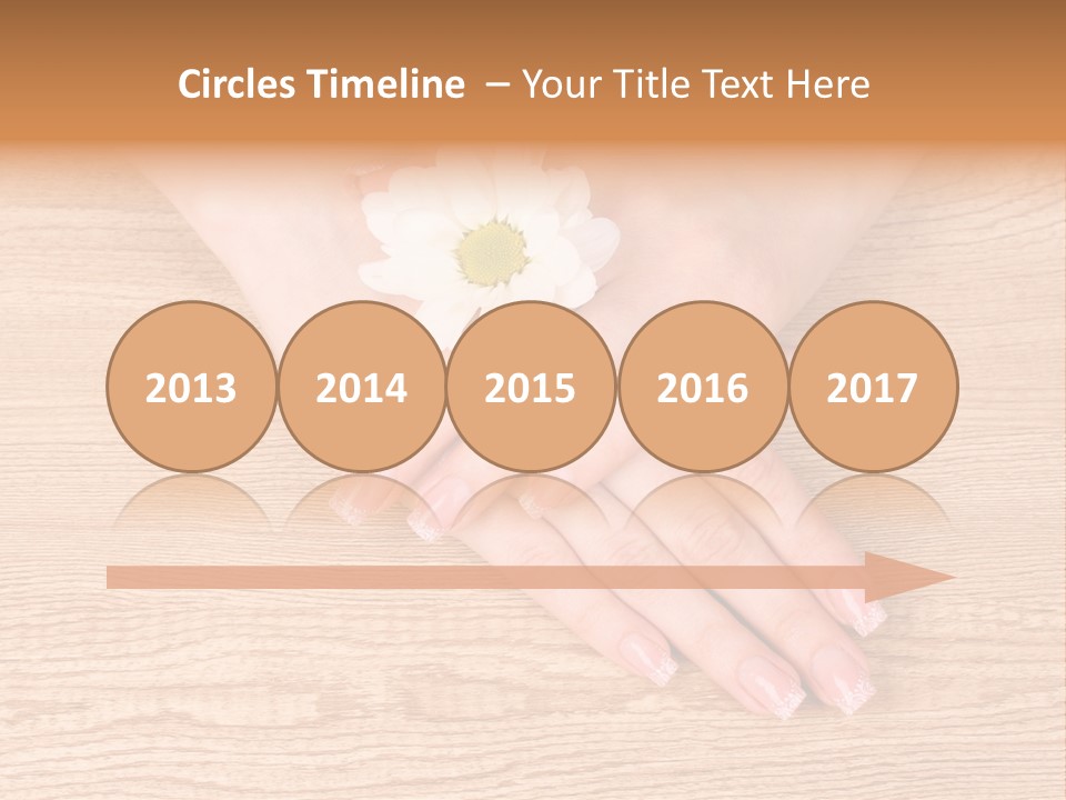 White Nailcare Manicure PowerPoint Template