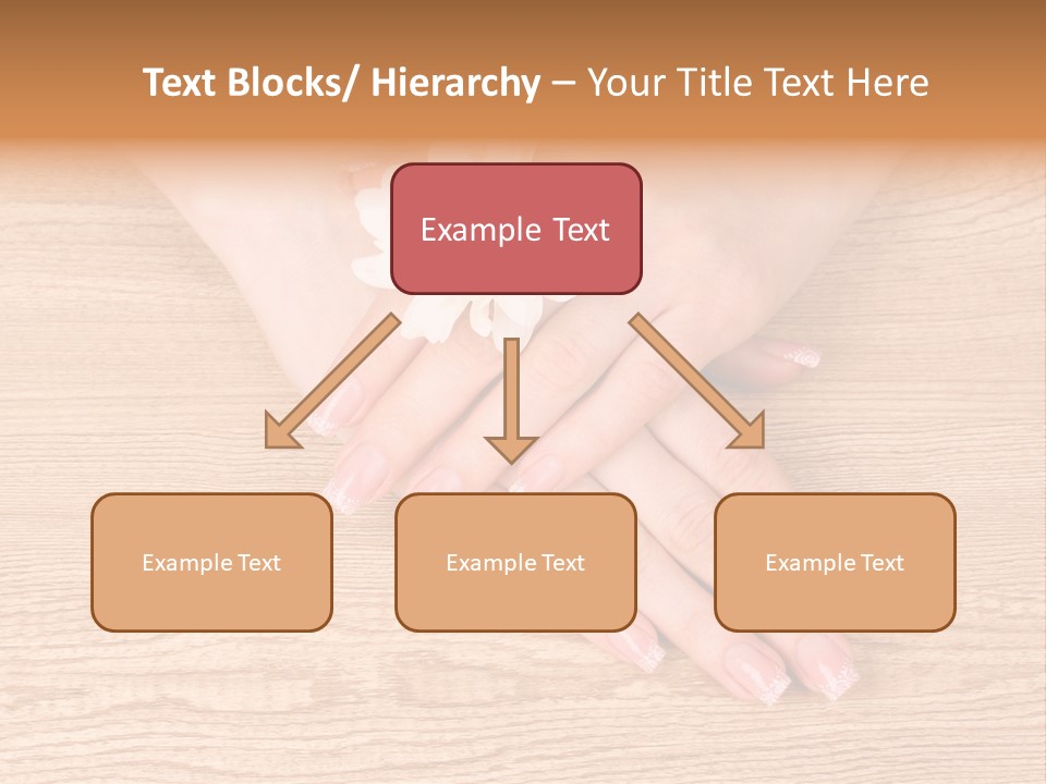 White Nailcare Manicure PowerPoint Template