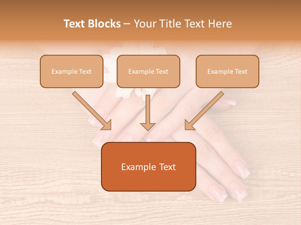 White Nailcare Manicure PowerPoint Template
