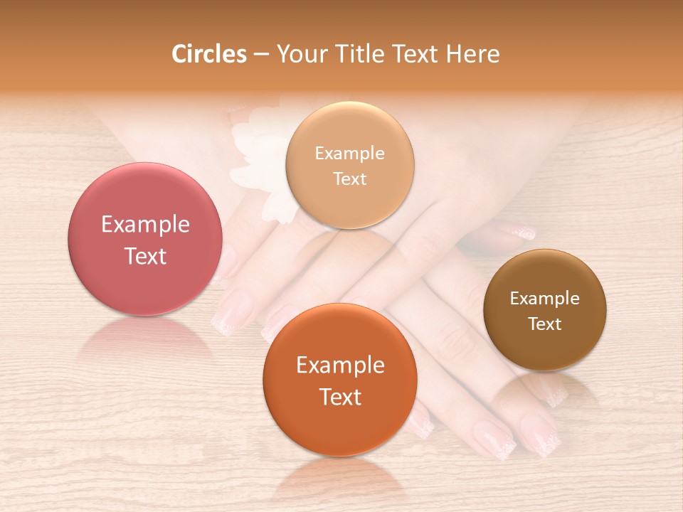 White Nailcare Manicure PowerPoint Template