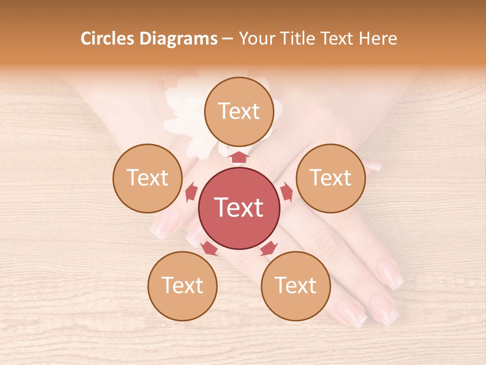 White Nailcare Manicure PowerPoint Template