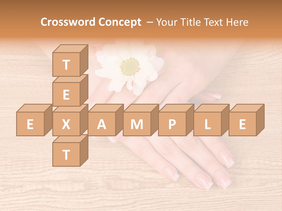 White Nailcare Manicure PowerPoint Template