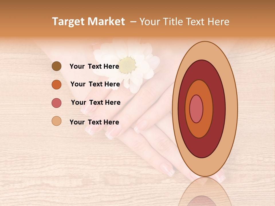 White Nailcare Manicure PowerPoint Template