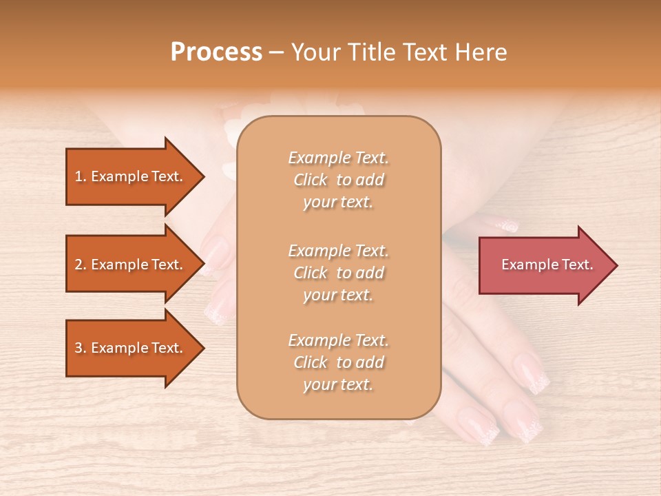 White Nailcare Manicure PowerPoint Template