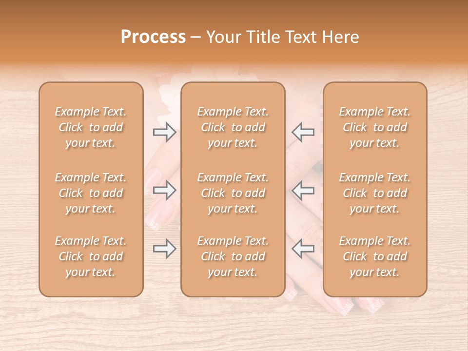 White Nailcare Manicure PowerPoint Template