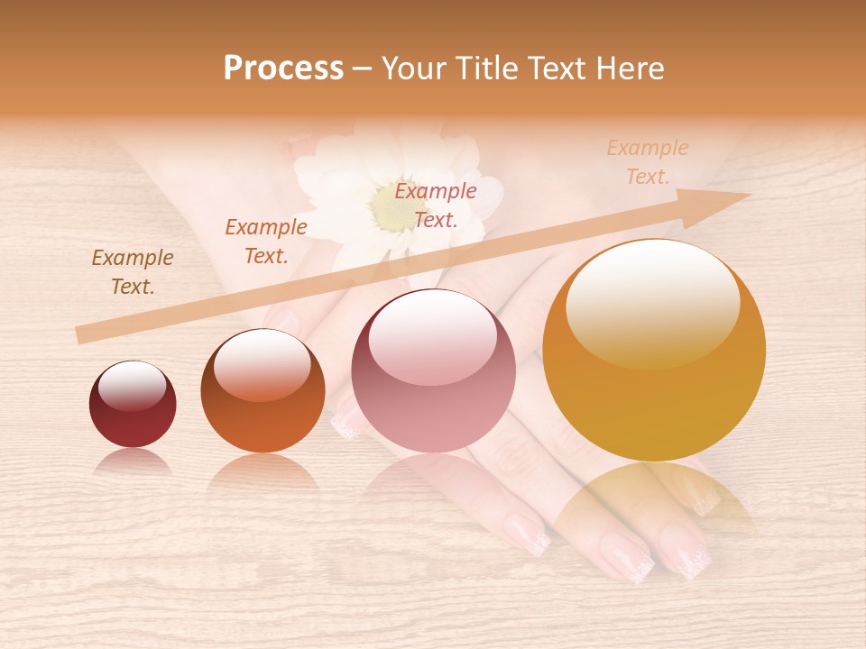 White Nailcare Manicure PowerPoint Template