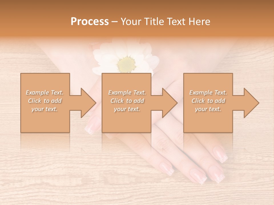 White Nailcare Manicure PowerPoint Template