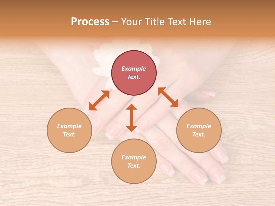 White Nailcare Manicure PowerPoint Template