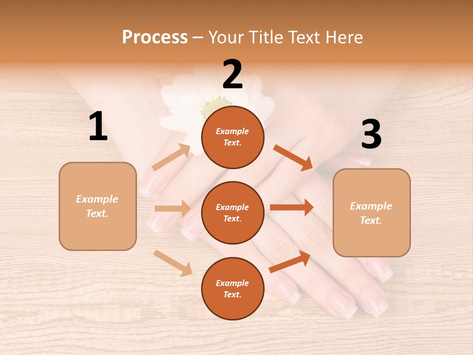 White Nailcare Manicure PowerPoint Template
