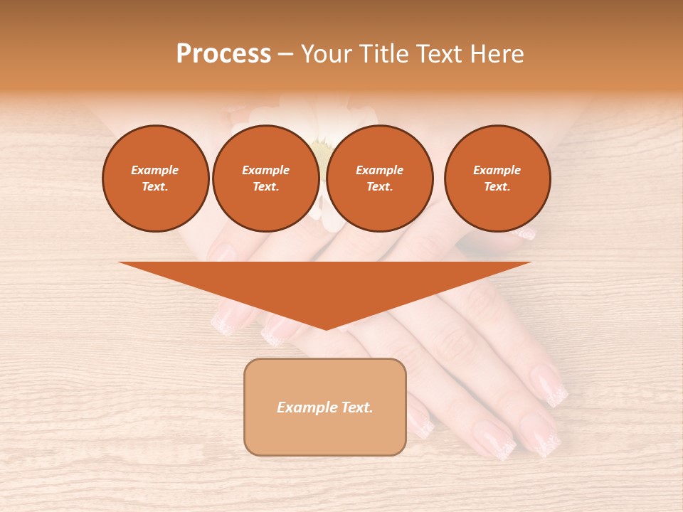 White Nailcare Manicure PowerPoint Template