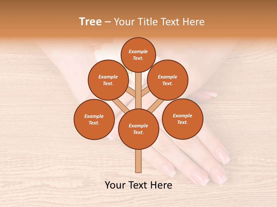 White Nailcare Manicure PowerPoint Template