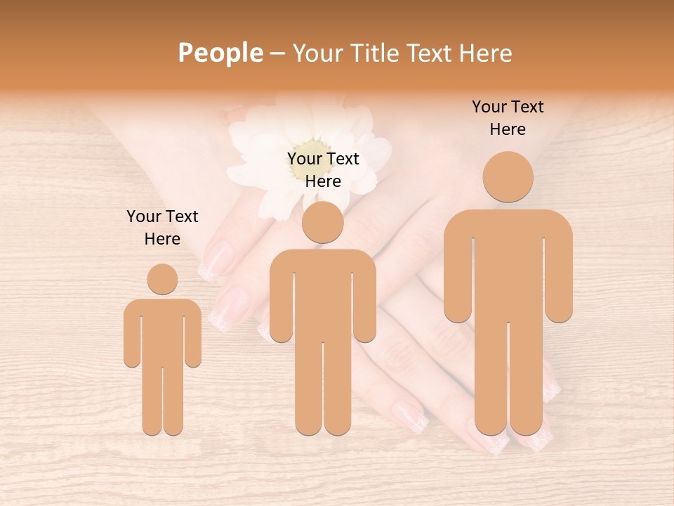 White Nailcare Manicure PowerPoint Template