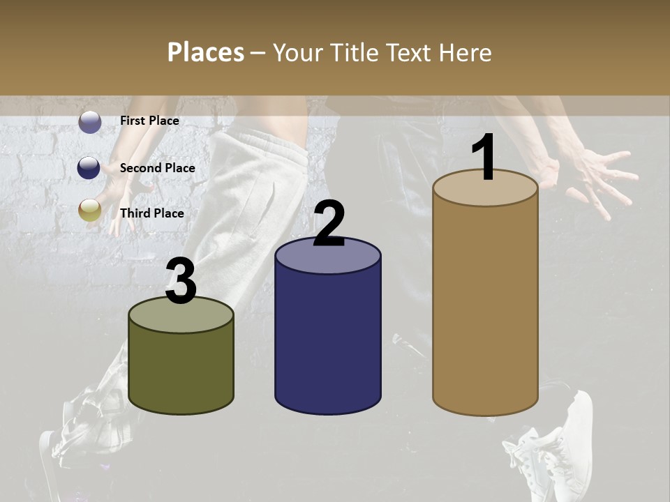 High Dancer Hip Hop PowerPoint Template