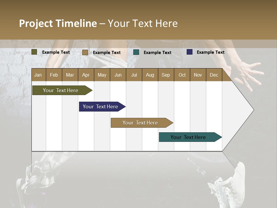 High Dancer Hip Hop PowerPoint Template