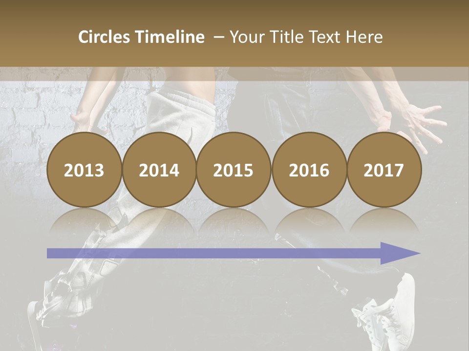 High Dancer Hip Hop PowerPoint Template