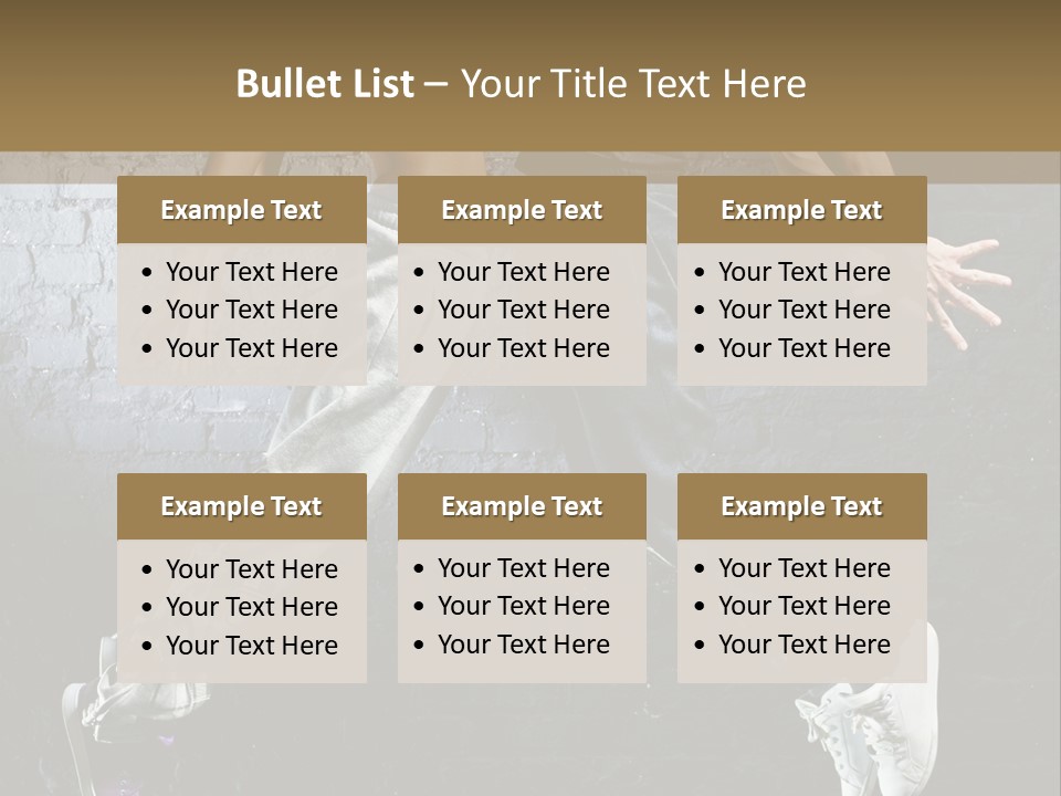 High Dancer Hip Hop PowerPoint Template