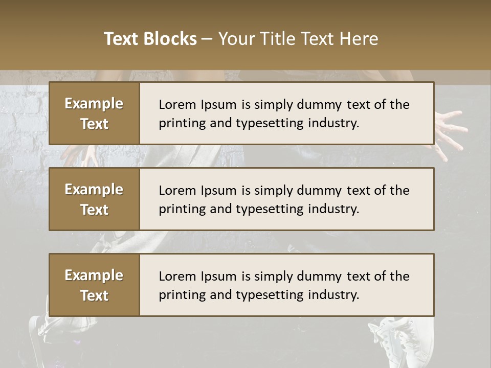 High Dancer Hip Hop PowerPoint Template