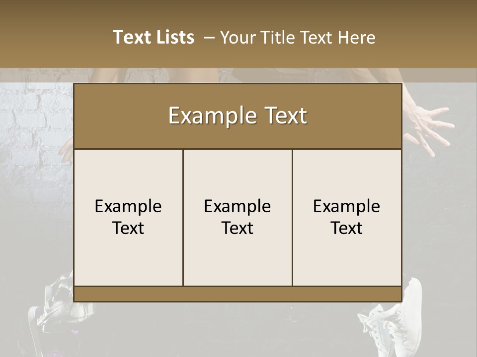High Dancer Hip Hop PowerPoint Template