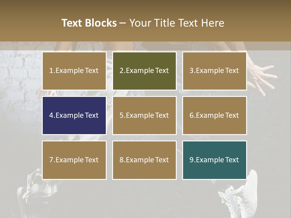 High Dancer Hip Hop PowerPoint Template