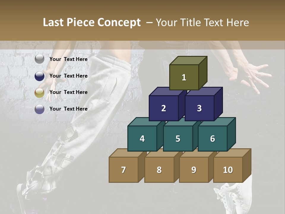 High Dancer Hip Hop PowerPoint Template