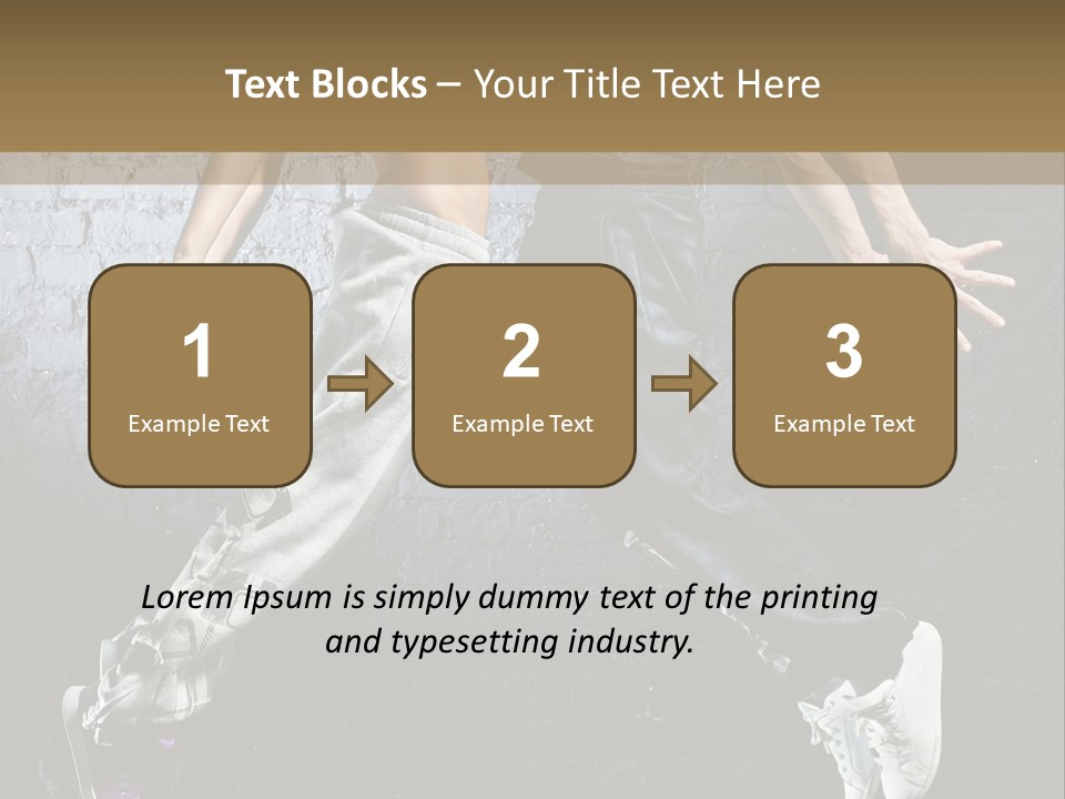 High Dancer Hip Hop PowerPoint Template