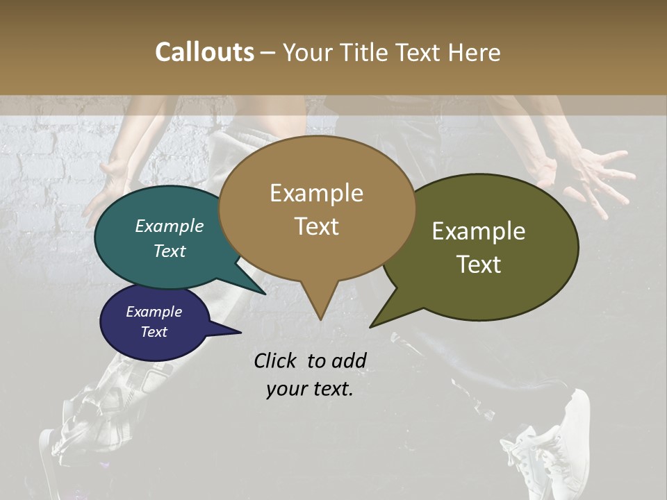 High Dancer Hip Hop PowerPoint Template