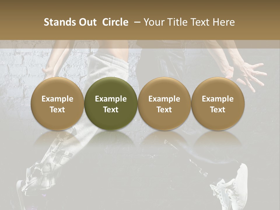 High Dancer Hip Hop PowerPoint Template