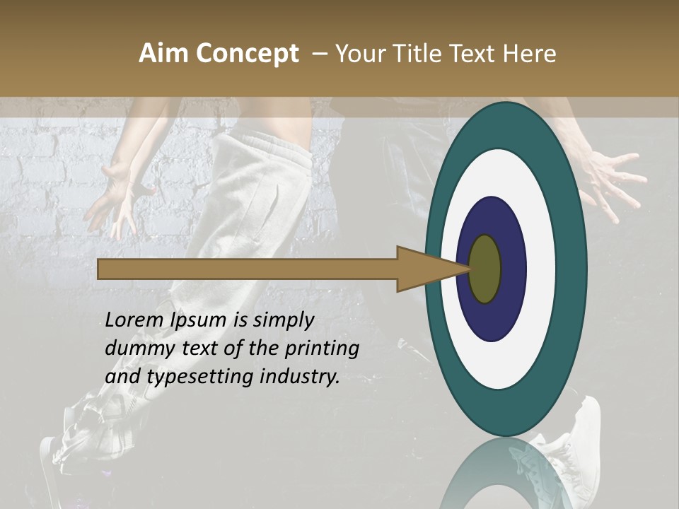 High Dancer Hip Hop PowerPoint Template