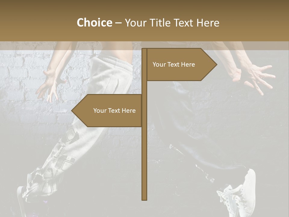 High Dancer Hip Hop PowerPoint Template