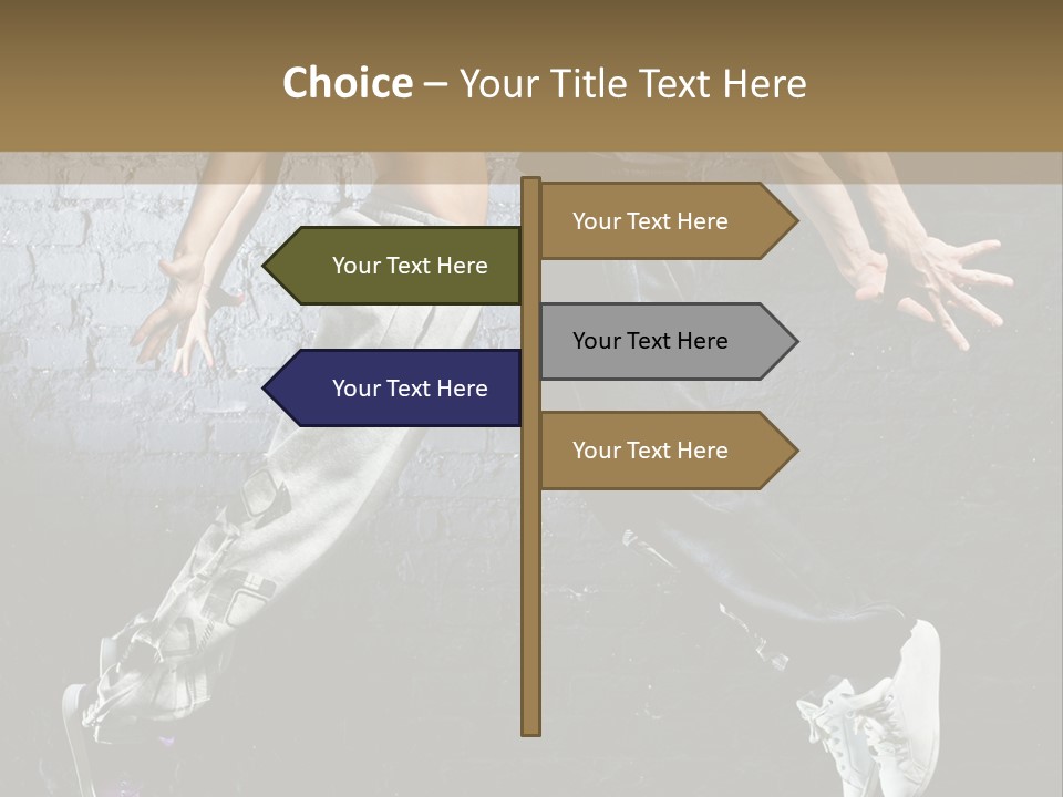 High Dancer Hip Hop PowerPoint Template