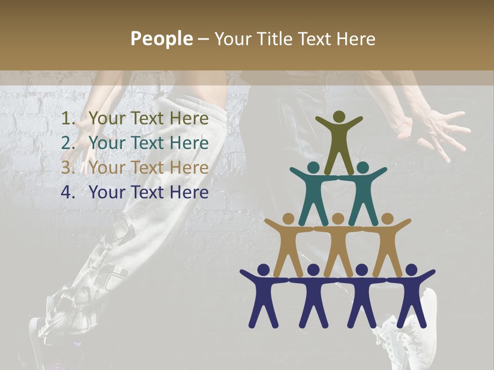 High Dancer Hip Hop PowerPoint Template