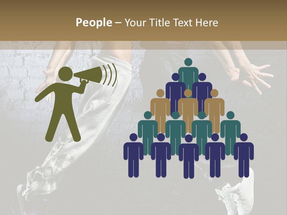 High Dancer Hip Hop PowerPoint Template