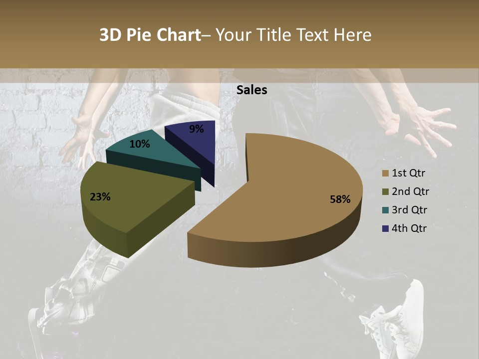 High Dancer Hip Hop PowerPoint Template