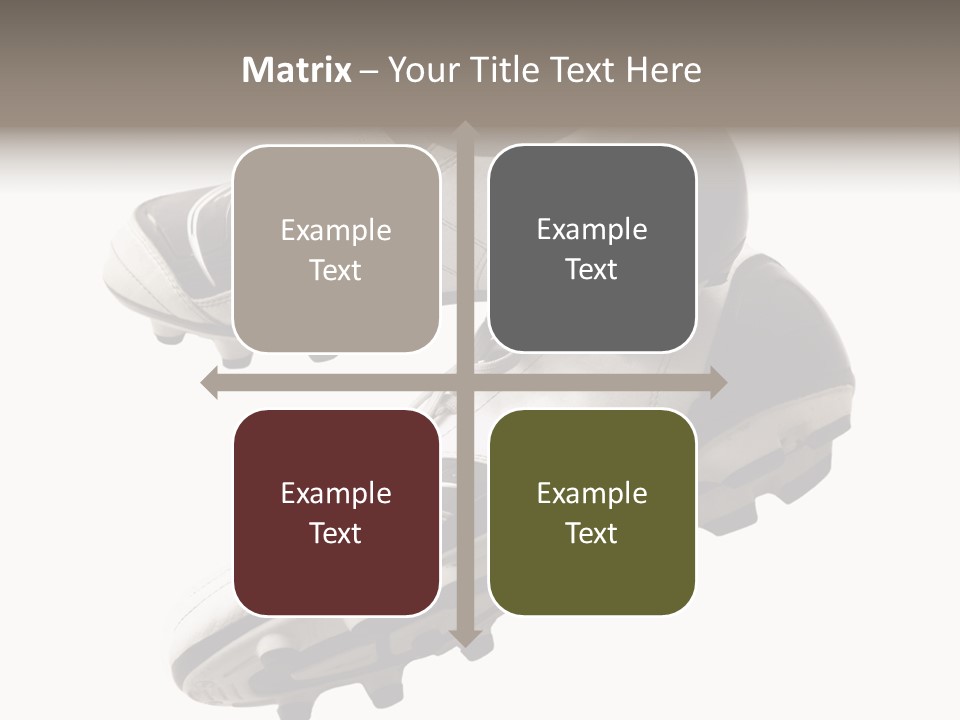 Competition Product Shoelace PowerPoint Template