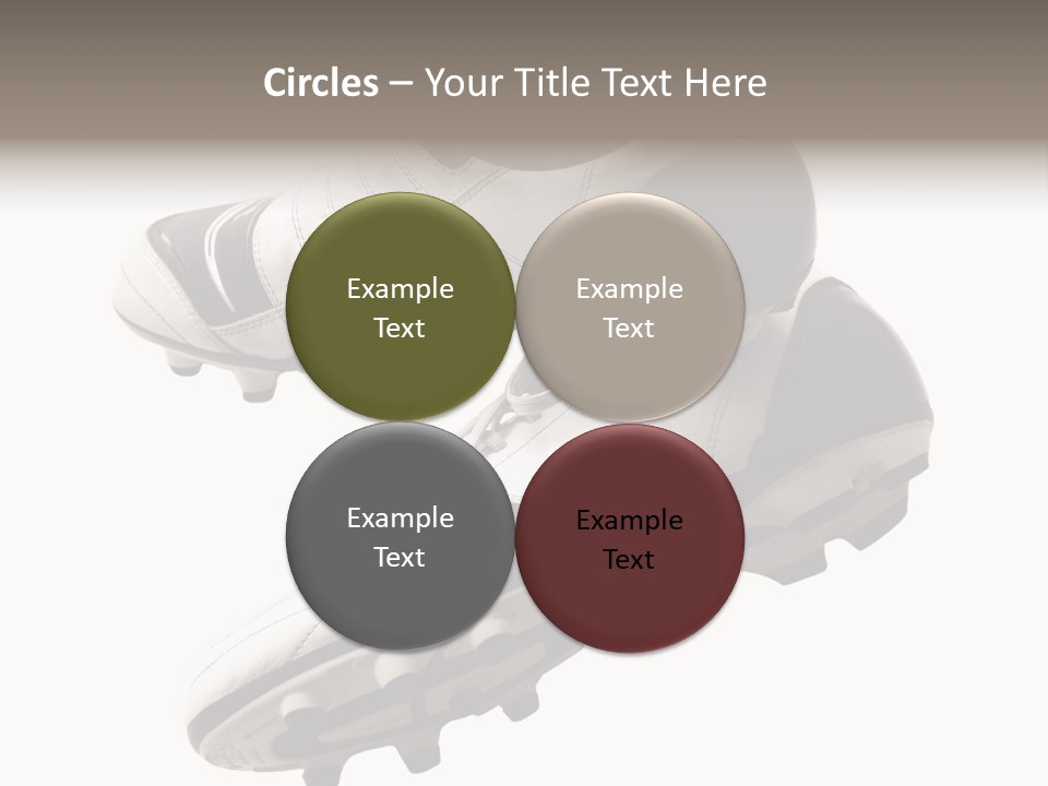 Competition Product Shoelace PowerPoint Template