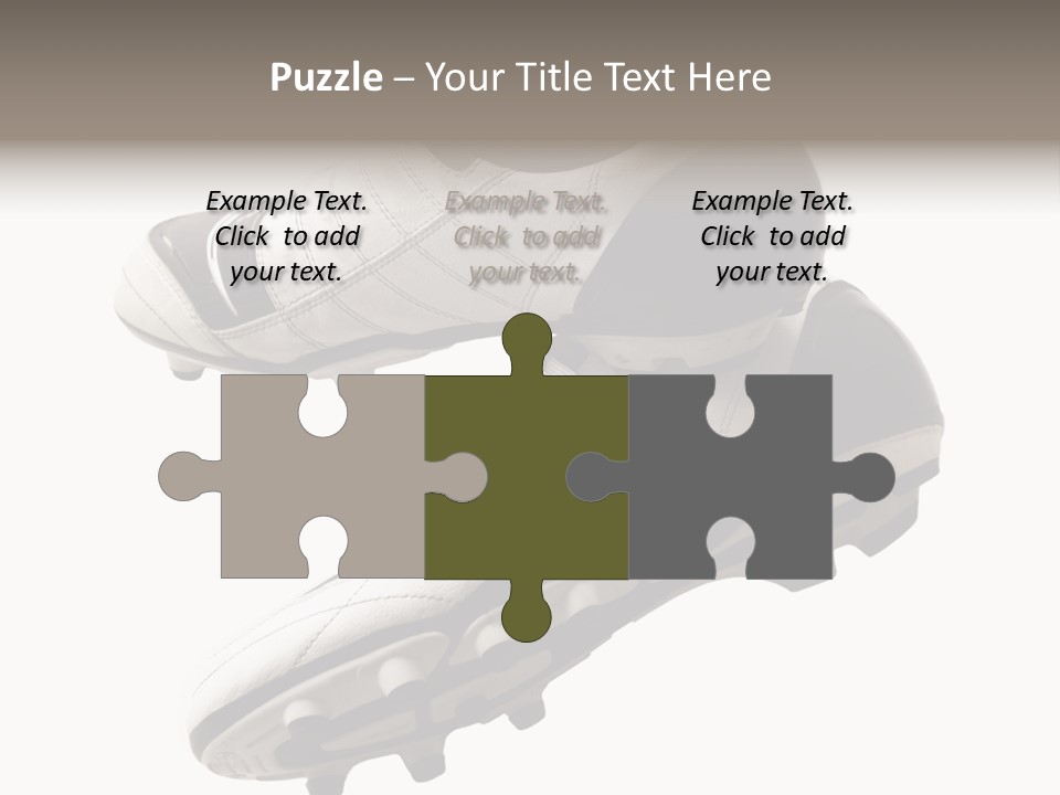 Competition Product Shoelace PowerPoint Template