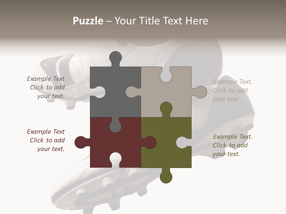 Competition Product Shoelace PowerPoint Template