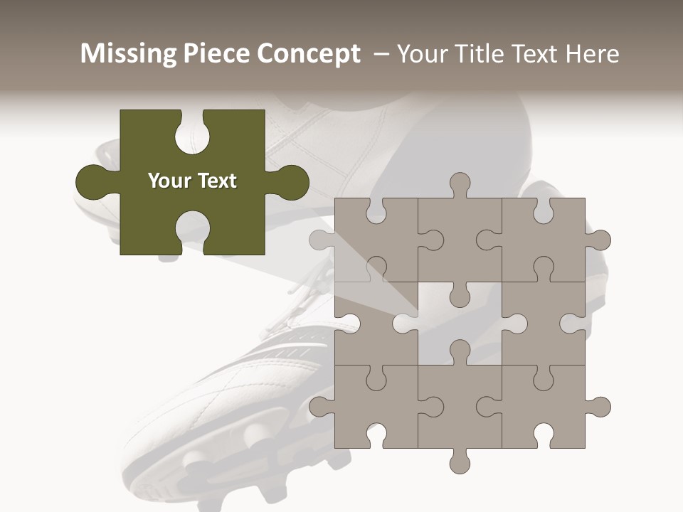 Competition Product Shoelace PowerPoint Template