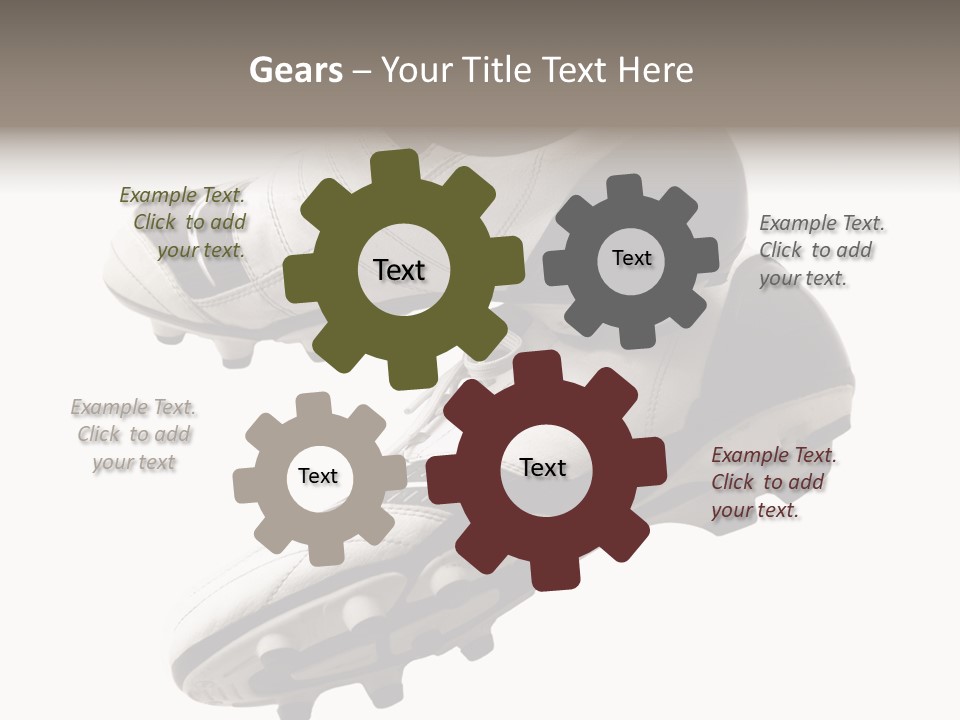 Competition Product Shoelace PowerPoint Template