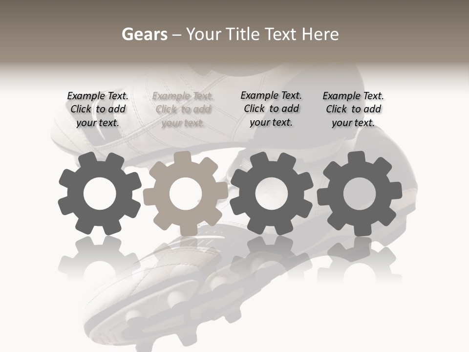 Competition Product Shoelace PowerPoint Template