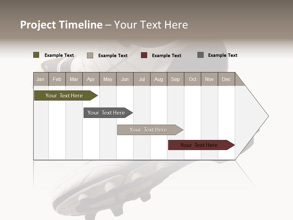 Competition Product Shoelace PowerPoint Template