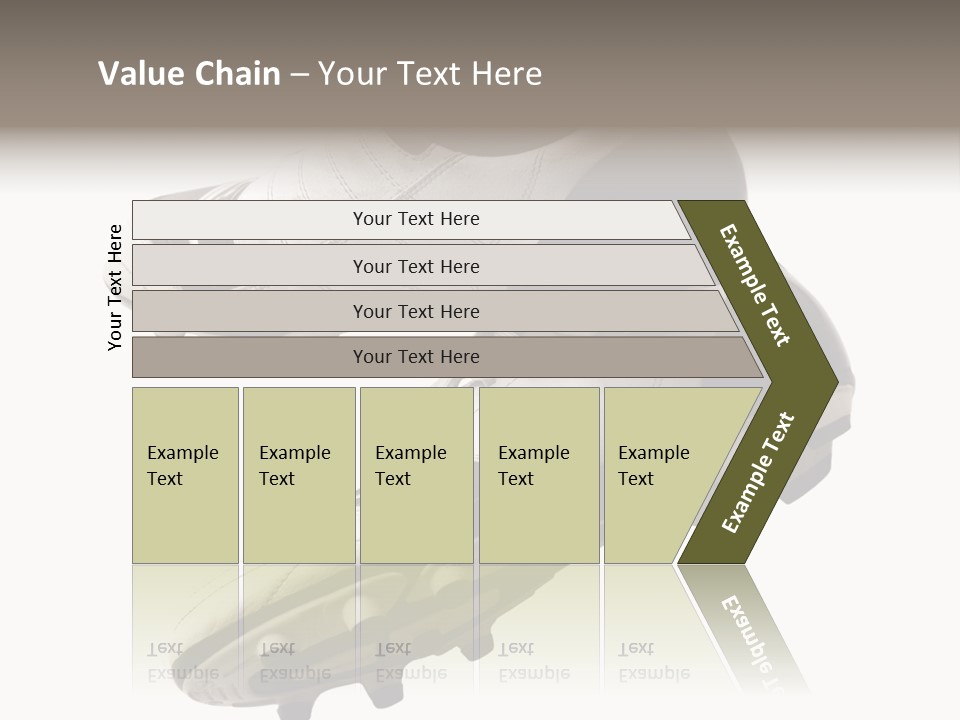 Competition Product Shoelace PowerPoint Template